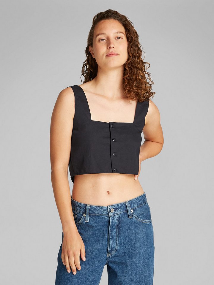 Calvin Klein Jeans Crop-Top SOFT LINEN TOP mit Trägern von Calvin Klein Jeans