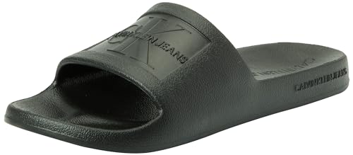 Calvin Klein Jeans Damen Badeschuhe Slipper Badelatschen, Schwarz (Black), 37 von Calvin Klein Jeans