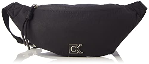 Calvin Klein Jeans Damen Feminine Nylon Waist Bag Taschen, Schwarz, M EU von Calvin Klein Jeans