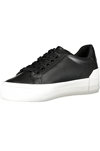 Calvin Klein Jeans Bold Vulc Flatform Laceup LTH WN, Zapatilla Vulcanizada Mujer, Schwarz, 37 EU von Calvin Klein Jeans