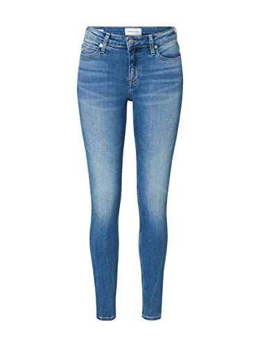 Calvin Klein Jeans Damen Ckj 001 Super Skinny Straight Jeans, Light Blue, 26W / 32L von Calvin Klein Jeans