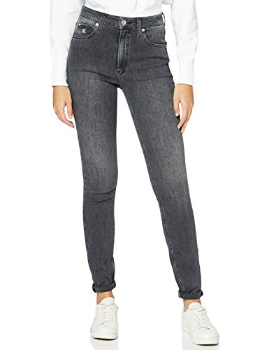 Calvin Klein Jeans Damen Ckj 010 High Rise Skinny Hose, ZZ004 Grey, 33W / 34L von Calvin Klein Jeans