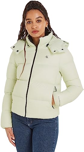 Calvin Klein Jeans Damen Daunenjacke Down Archetype Short Puffer Winter, Grün (Canary Green), 3XL von Calvin Klein
