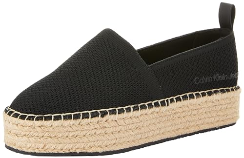 Calvin Klein Jeans Damen Espadrilles Plateau, Schwarz (Black), 36 von Calvin Klein Jeans