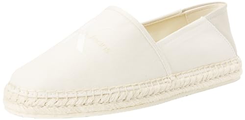 Calvin Klein Jeans Damen Espadrilles Stoffschuhe, Weiß (Creamy White/Eggshell), 36 von Calvin Klein Jeans