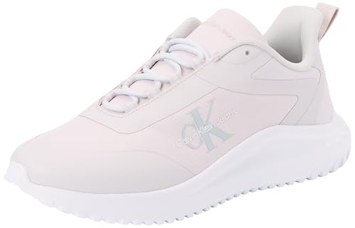 Calvin Klein Damen Runner Sneaker Sportschuhe, Lilac Ash/Bright White (Mehrfarbig), 41 von Calvin Klein