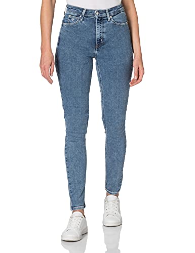 Calvin Klein Jeans Damen HIGH Rise Skinny Jeans, Denim Medium, 25W / 30L von Calvin Klein