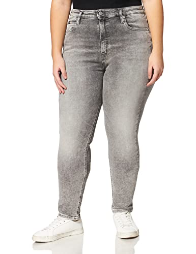 Calvin Klein Jeans Damen High Rise Skinny Jeans, Denim Grey, 30W / 34L von Calvin Klein Jeans