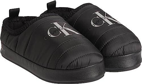 Calvin Klein Jeans Damen Hausschuhe Slipper Warm, Schwarz (Black), 39 von Calvin Klein Jeans