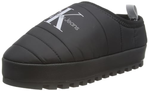 Calvin Klein Jeans Damen Slipper Home Slipper Ny Ml Fad Warm, Mehrfarbig (Black/Bright White), 38 EU von Calvin Klein Jeans