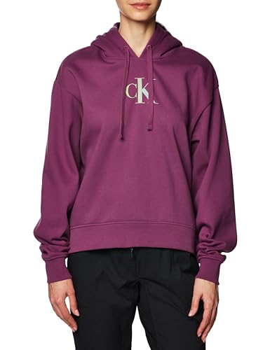 Calvin Klein Jeans Damen Hoodie Gradient mit Kapuze, Violett (Amaranth), XXS von Calvin Klein Jeans