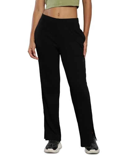 Calvin Klein Jeans Damen Hose Stoffhose, Schwarz (Ck Black), L von Calvin Klein