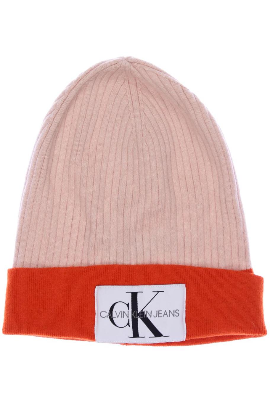 Calvin Klein Jeans Damen Hut/Mütze, orange von Calvin Klein Jeans