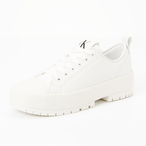 Calvin Klein Jeans Damen Lugged HYBRID Low OH MG Nappa YW0YW01587 Turnschuhe, Weiß (Bright White), 40.5 EU von Calvin Klein Jeans