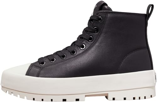 Calvin Klein Damen Hybrid Sneaker Nappa High Top, Schwarz (Black), 38 von Calvin Klein