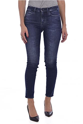 Calvin Klein Jeans Damen MID Rise Skinny Ankle Jeans, Denim Dark, 26W Regulär von Calvin Klein Jeans