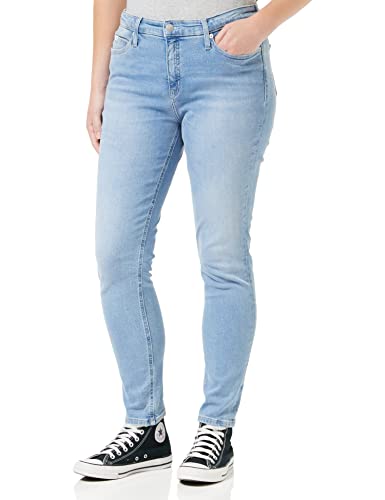 Calvin Klein Jeans Damen MID Rise Skinny J20J221580 Hosen, Denim (Denim Light), 28W / 30L von Calvin Klein Jeans