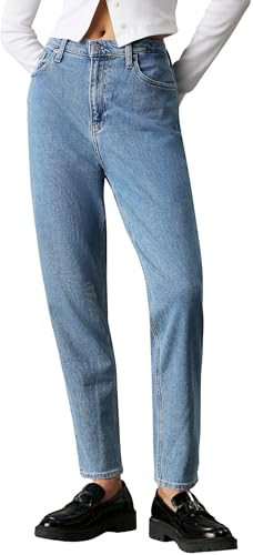 Calvin Klein Jeans Mom Jean Konisch Zulaufend, Damen, Denim (Denim Medium), 31W von Calvin Klein