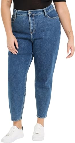 Calvin Klein Jeans Damen Jeans Mom Fit, Blau (Denim Medium), 38W von Calvin Klein