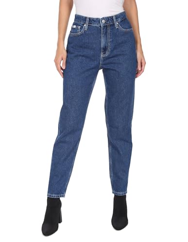 Calvin Klein Jeans Damen MOM Jean J20J219318 Hosen, Denim (Denim Dark), 24W von Calvin Klein Jeans