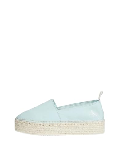 Calvin Klein Jeans Damen Platform ML BTW YW0YW01378 Espadrilles, Grün (Blue Glass), 36 EU von Calvin Klein