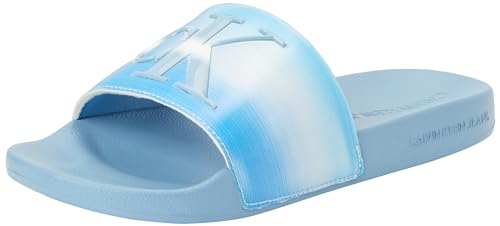 Calvin Klein Jeans Damen Slide TPU Jelly MG WN YW0YW01402 Schlappen, Blau (Dusk Blue), 41 EU von Calvin Klein Jeans