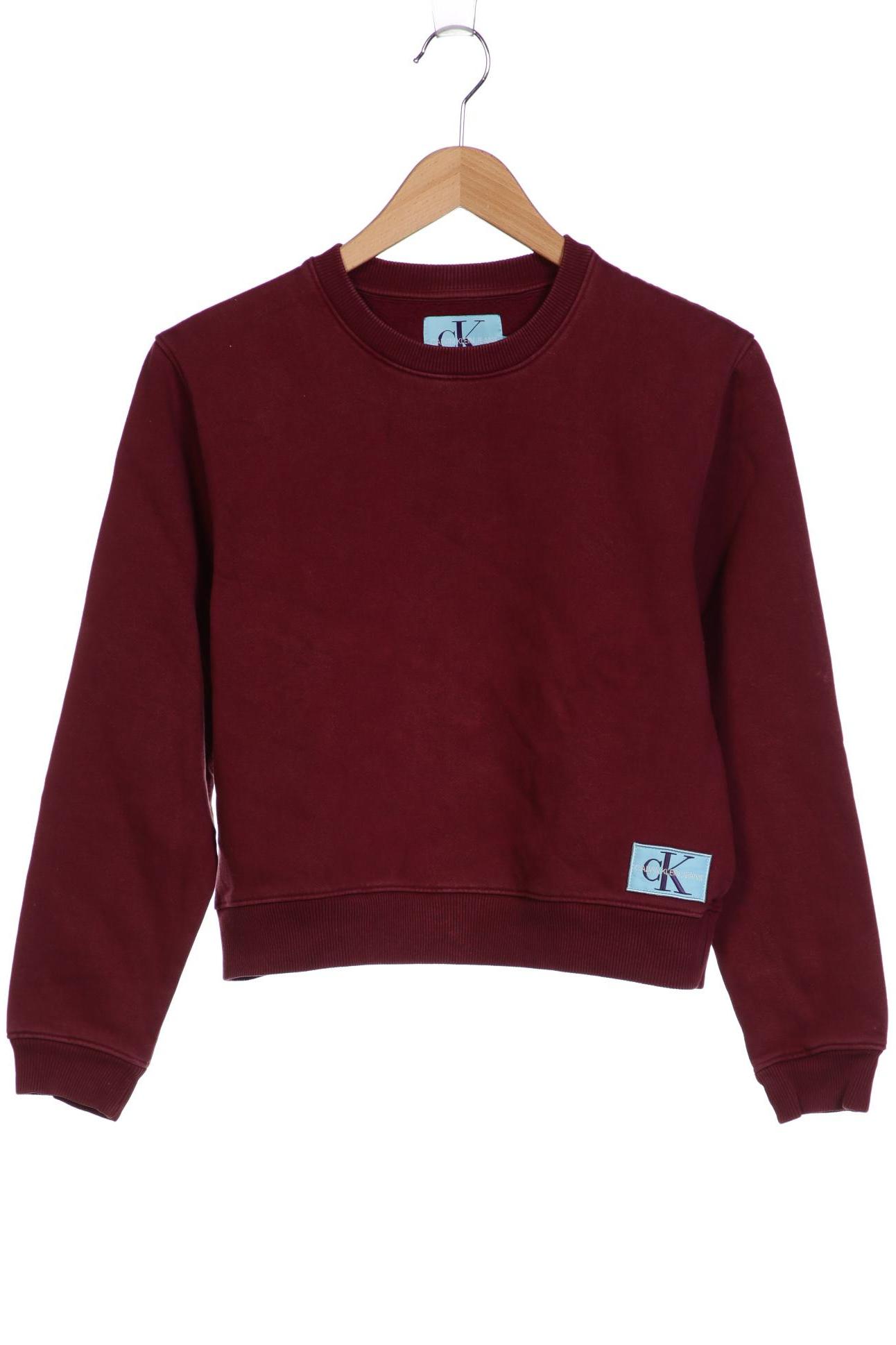 Calvin Klein Jeans Damen Sweatshirt, bordeaux von Calvin Klein Jeans