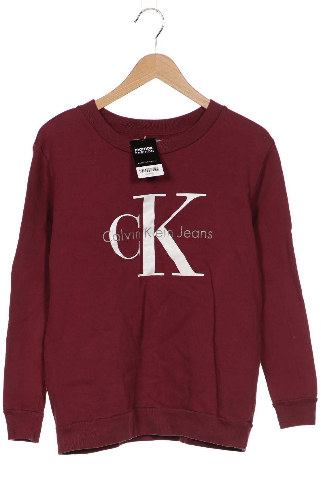 Calvin Klein Jeans Damen Sweatshirt, bordeaux von Calvin Klein Jeans