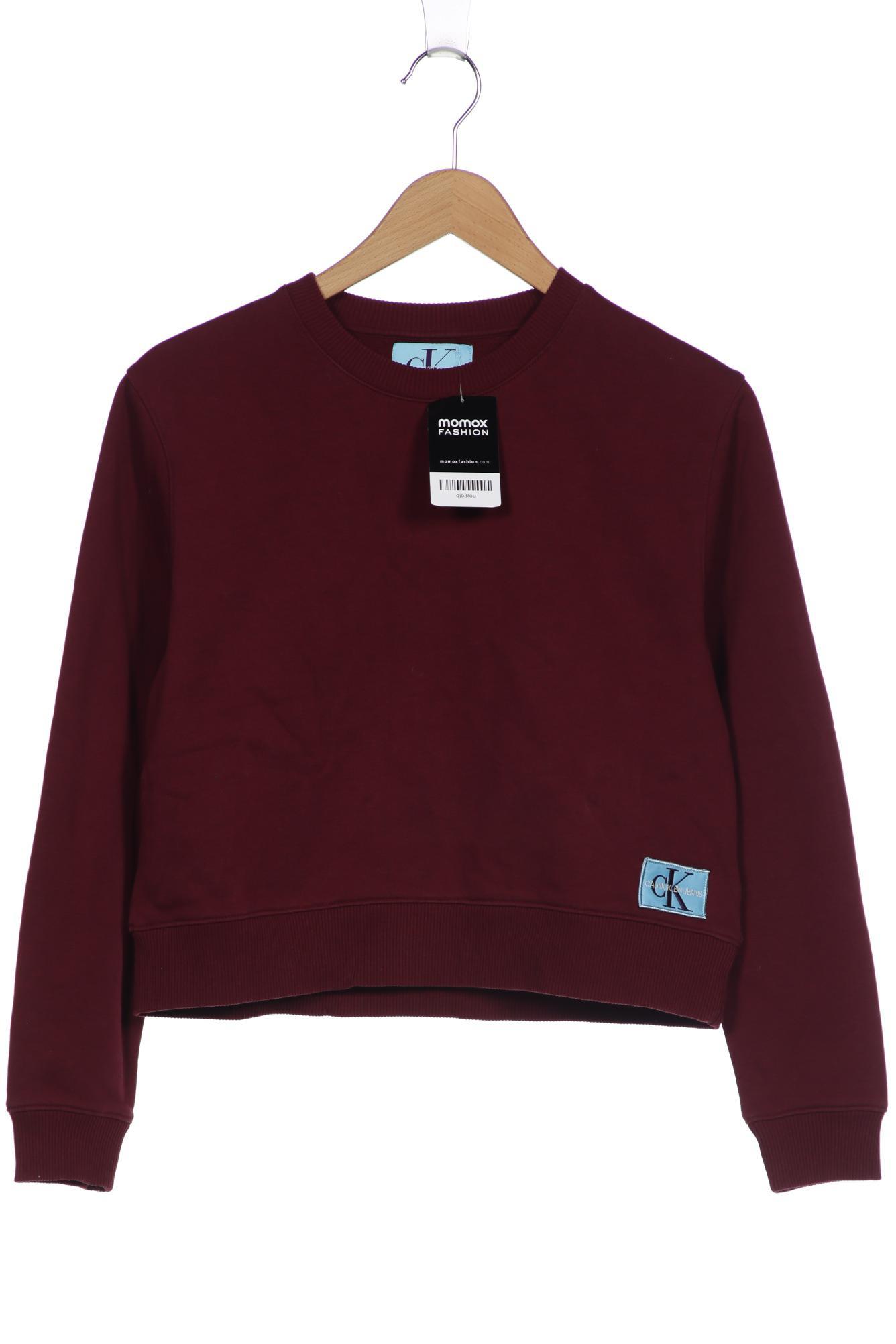 Calvin Klein Jeans Damen Sweatshirt, bordeaux von Calvin Klein Jeans