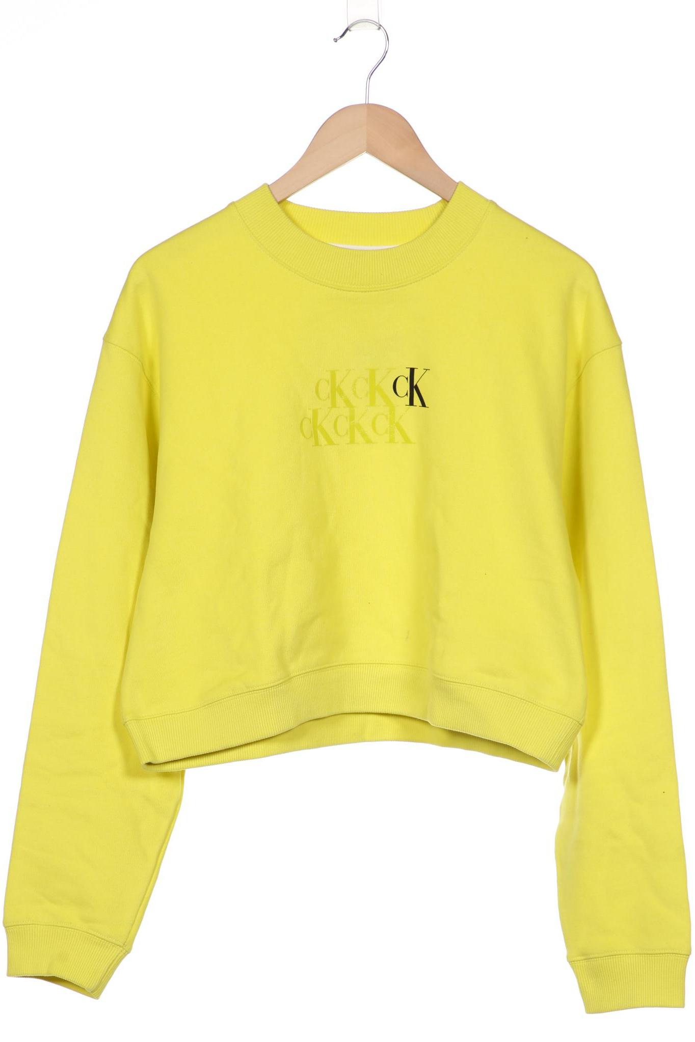 Calvin Klein Jeans Damen Sweatshirt, gelb von Calvin Klein Jeans