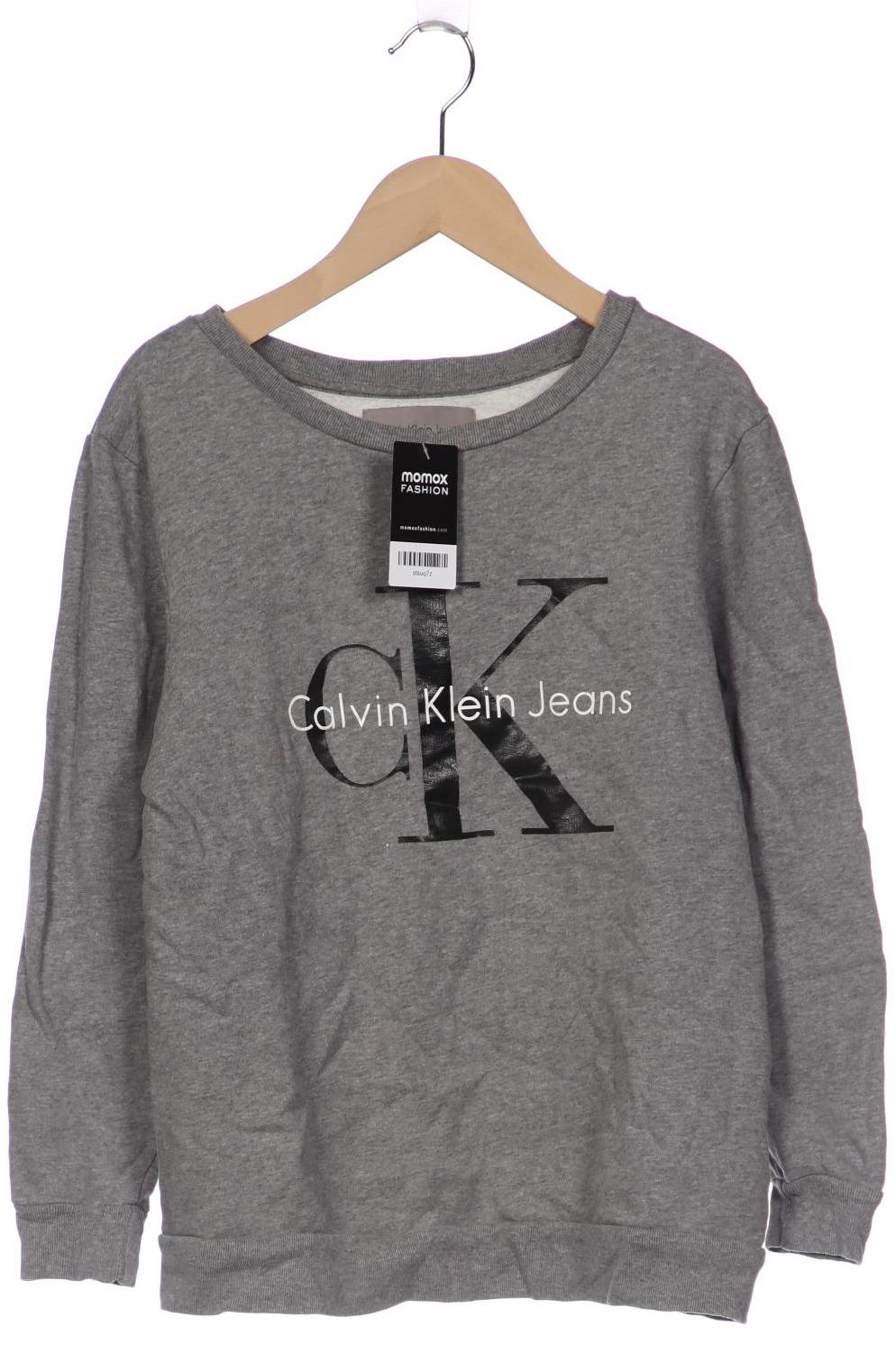 Calvin Klein Jeans Damen Sweatshirt, grau von Calvin Klein Jeans