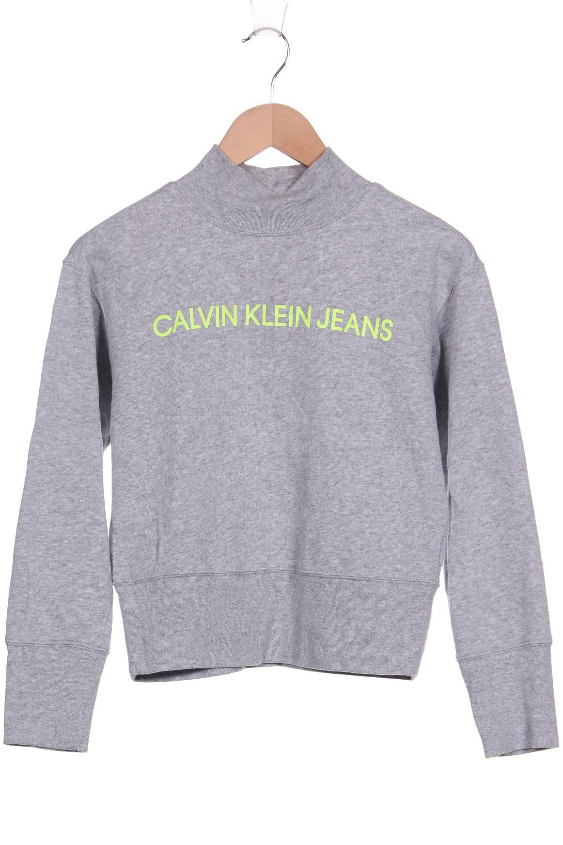 Calvin Klein Jeans Damen Sweatshirt, grau von Calvin Klein Jeans