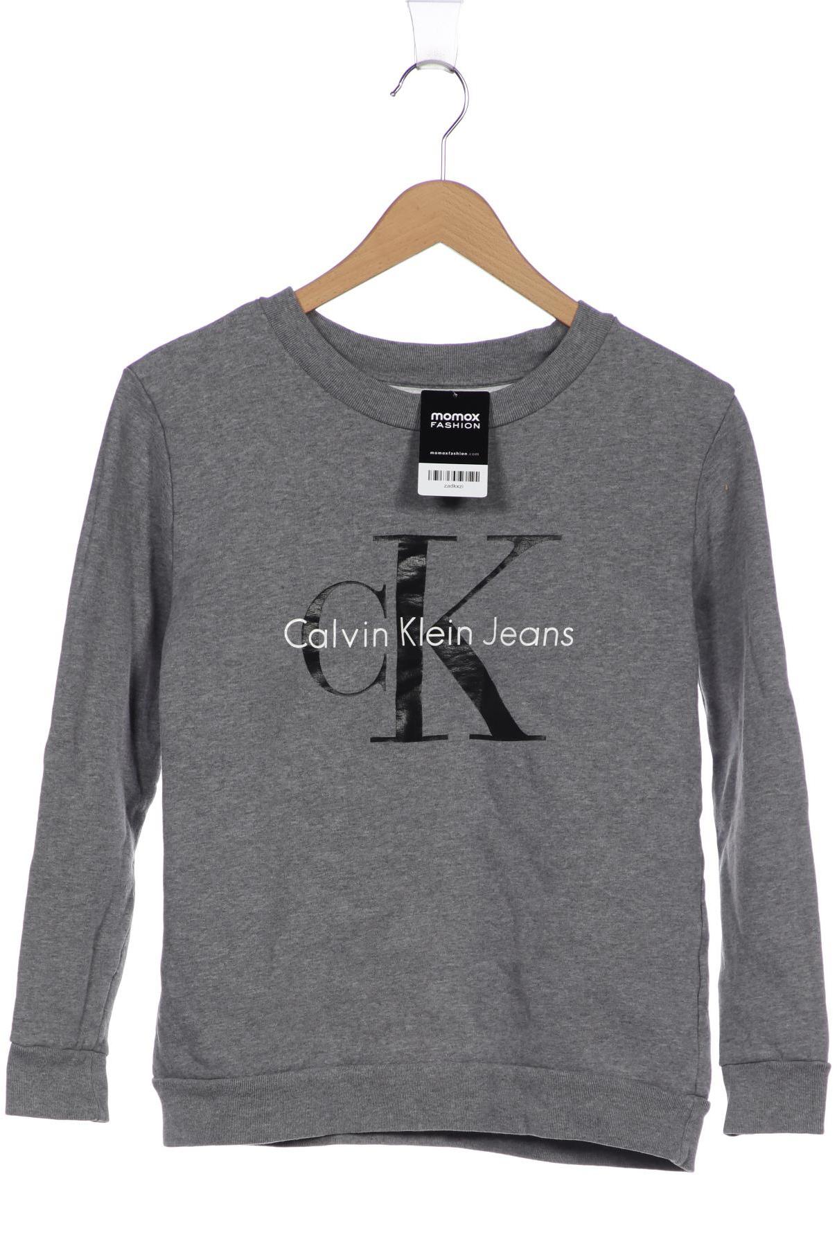 Calvin Klein Jeans Damen Sweatshirt, grau von Calvin Klein Jeans