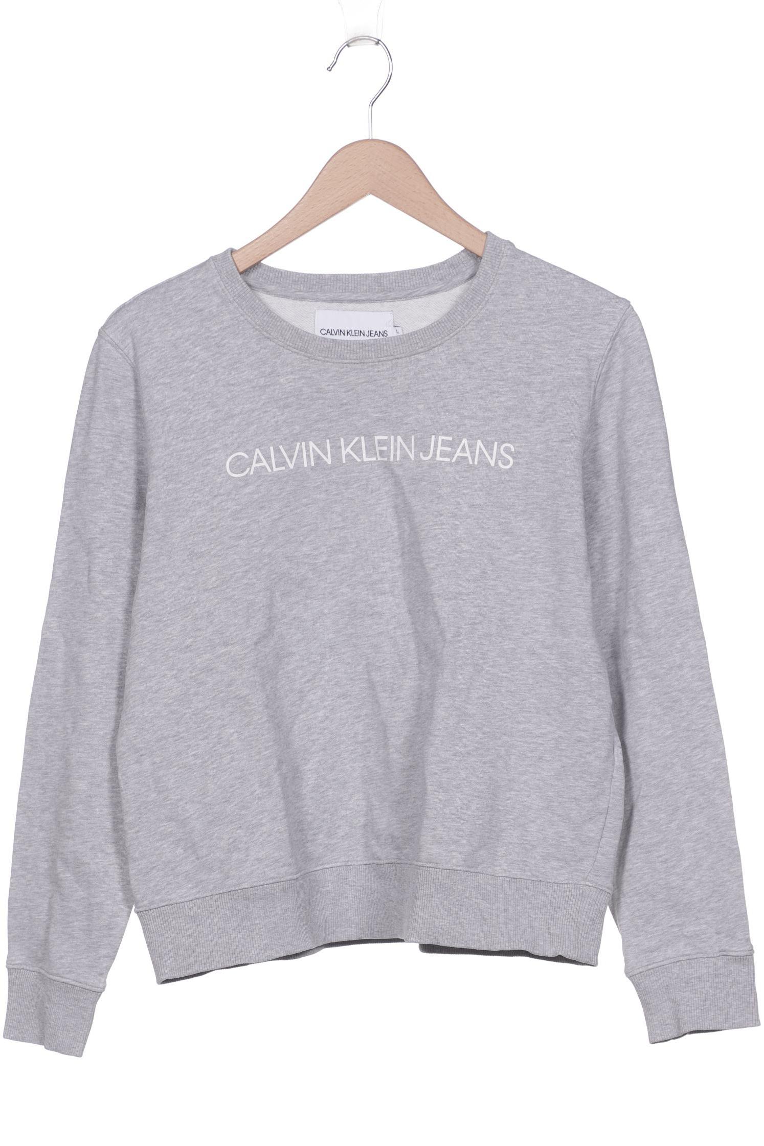 Calvin Klein Jeans Damen Sweatshirt, grau von Calvin Klein Jeans