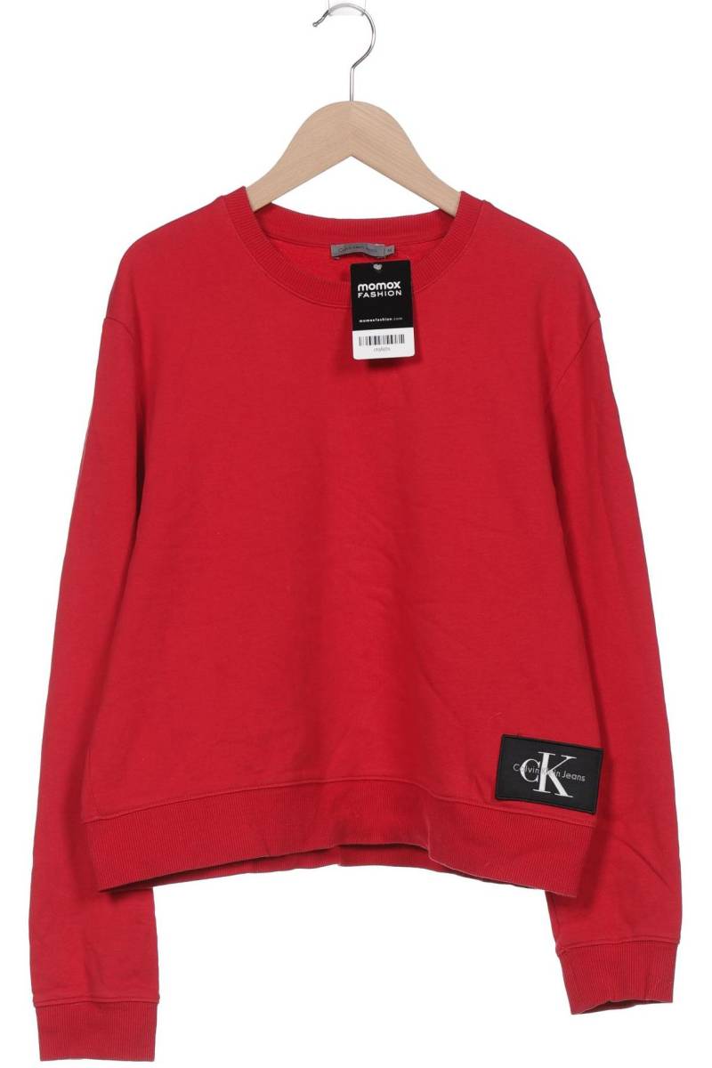 Calvin Klein Jeans Damen Sweatshirt, rot von Calvin Klein Jeans