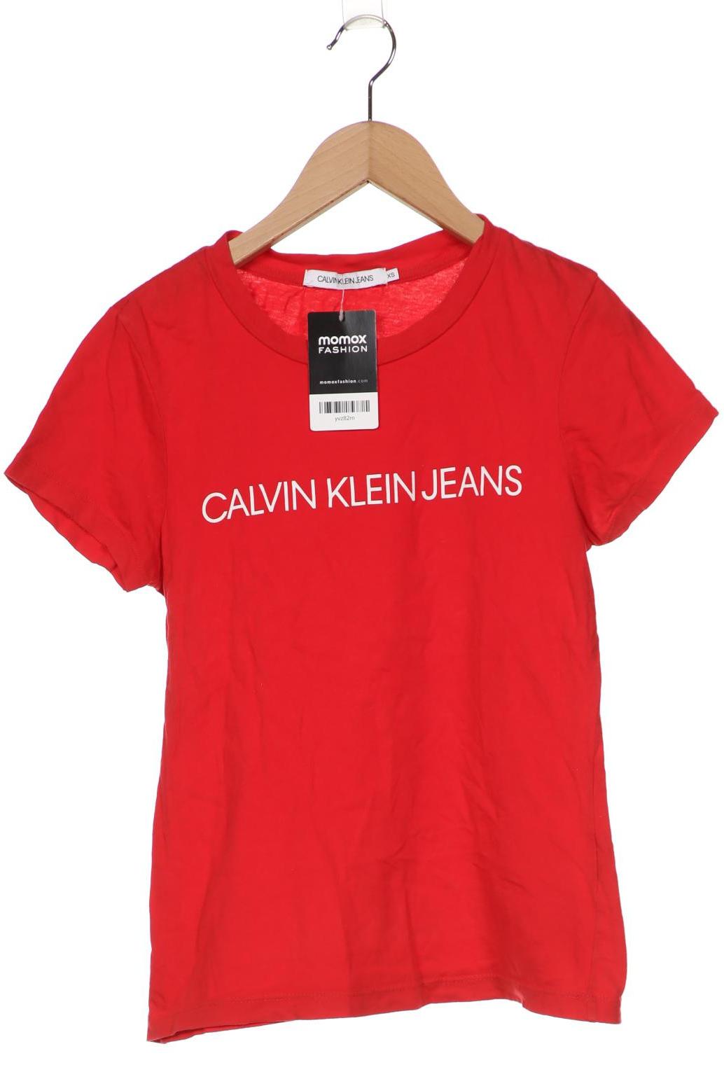 Calvin Klein Jeans Damen T-Shirt, rot von Calvin Klein Jeans