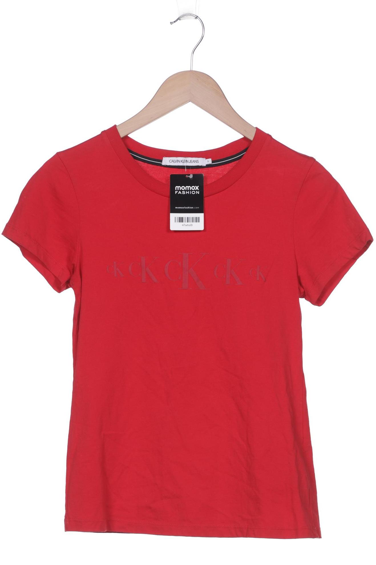 Calvin Klein Jeans Damen T-Shirt, rot von Calvin Klein Jeans