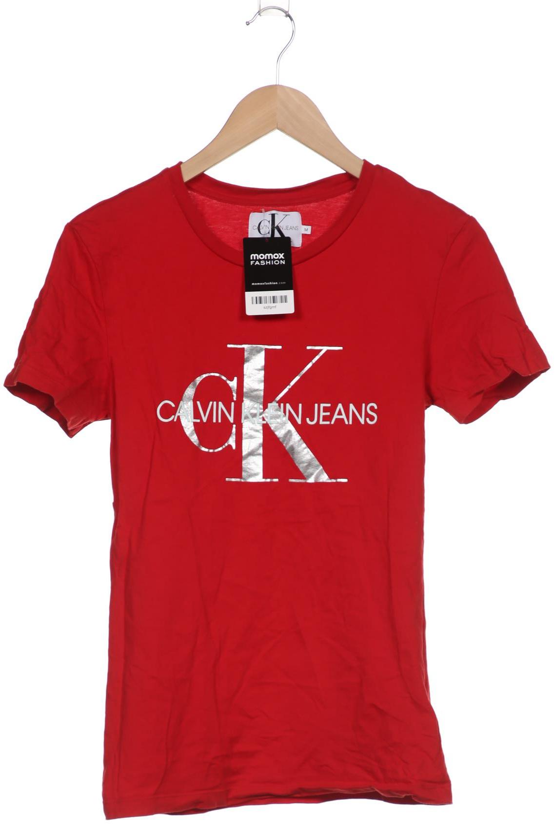 Calvin Klein Jeans Damen T-Shirt, rot von Calvin Klein Jeans