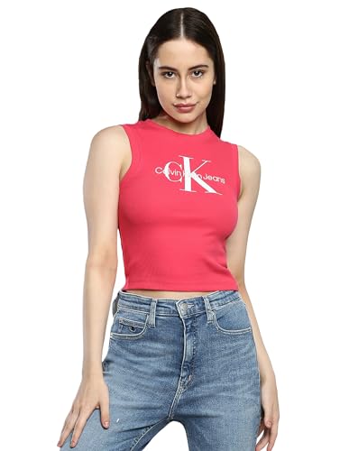 Calvin Klein Jeans Damen Top pink (71) S von Calvin Klein