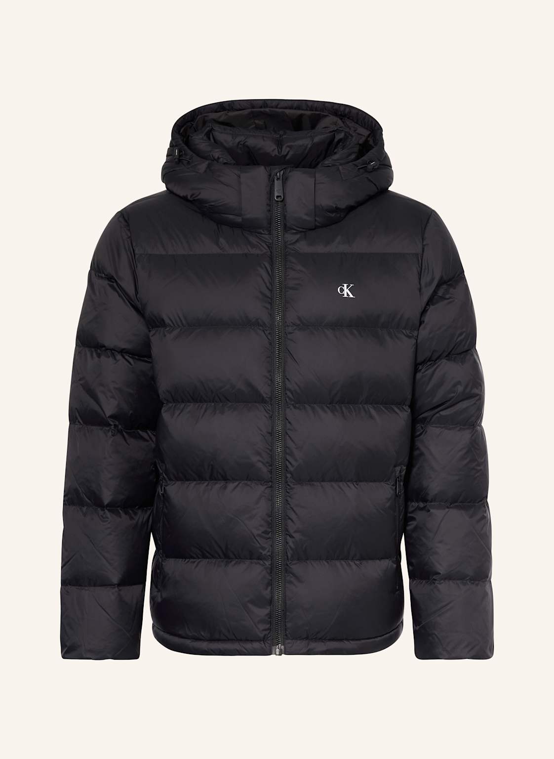 Calvin Klein Jeans Daunenjacke Mit Abnehmbarer Kapuze schwarz von Calvin Klein Jeans