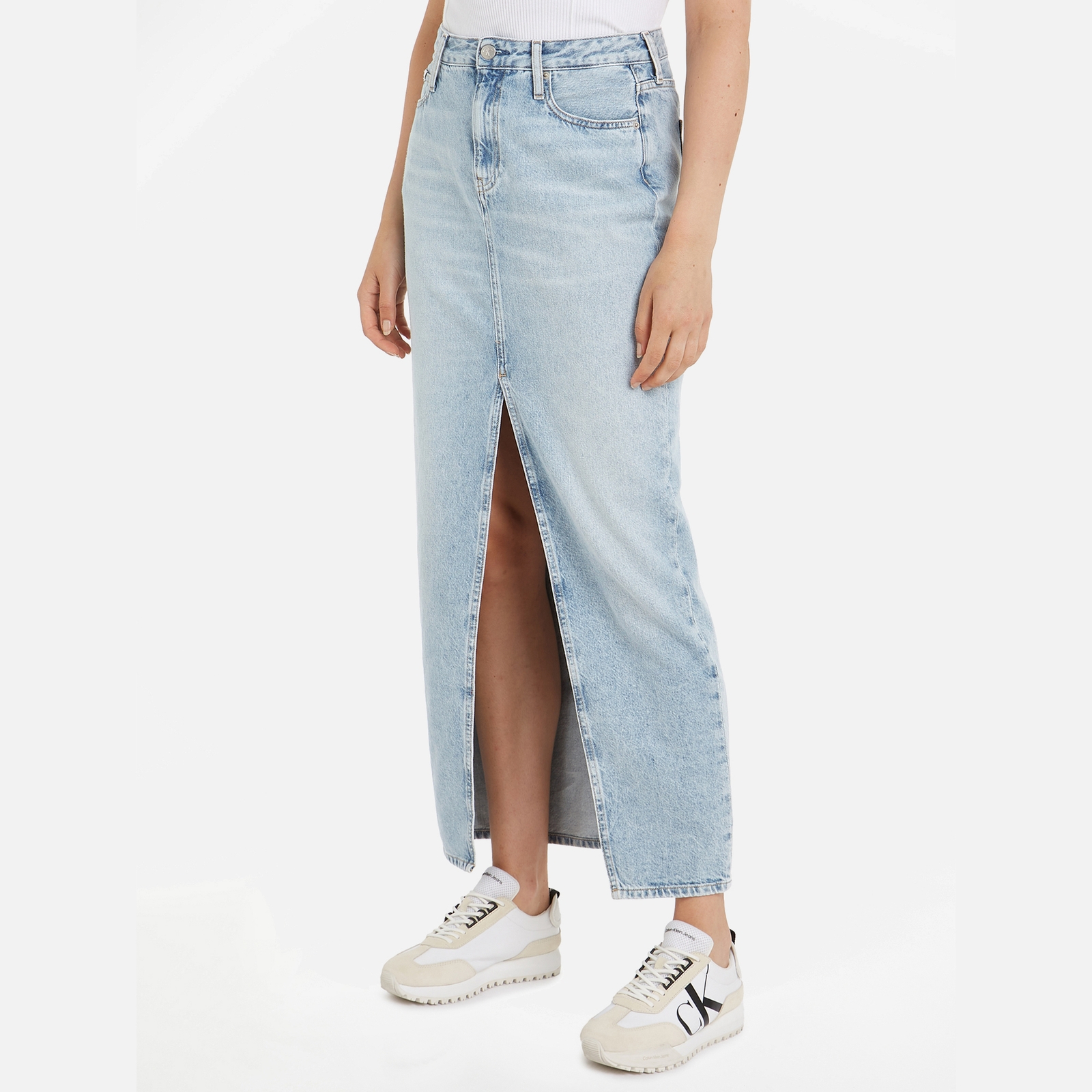 Calvin Klein Jeans Denim Maxi Skirt - W30 von Calvin Klein Jeans