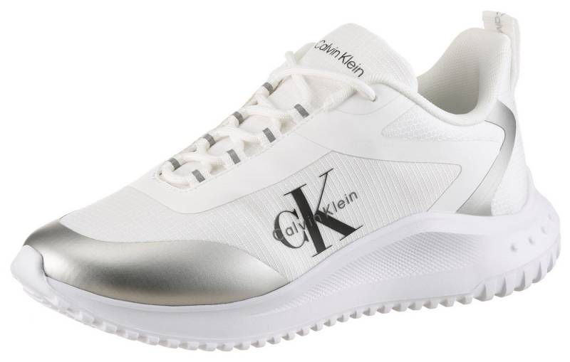 Calvin Klein Jeans EVA RUNNER LOW LACE MIX ML WN Plateausneaker Schnürschuh, Halbschuh, Freizeitsneaker mit seitlichem Logoschriftzug von Calvin Klein Jeans