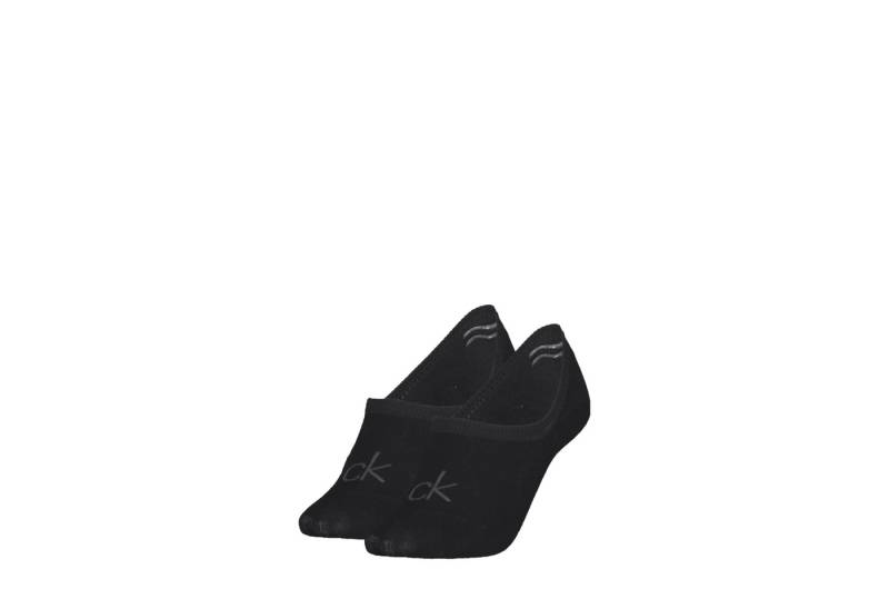 Calvin Klein Jeans Füßlinge CK WOMEN FOOTIE HIGH CUT 2P (2 Paar) Mit eingestricktem Logo vorn von Calvin Klein Jeans