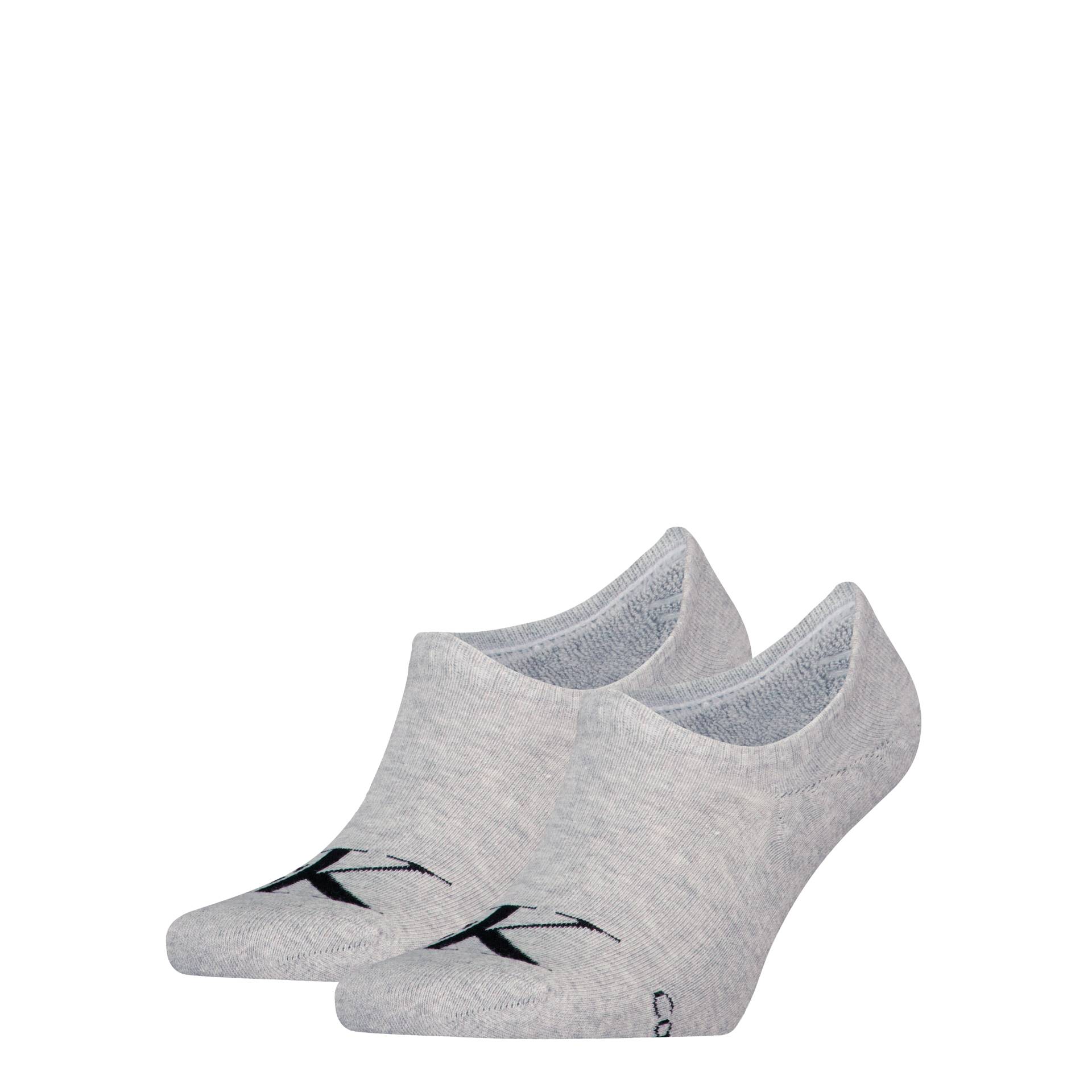 Calvin Klein Jeans Füßlinge "CKJ MEN FOOTIE HIGH CUT 2P MONOGRAM" 2 Paar, 2 Stk. tlg. mit stilvollem Logodetail von Calvin Klein Jeans