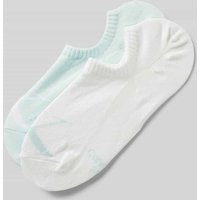 Calvin Klein Jeans Füßlinge mit Label-Print im 2er-Pack in Hellblau, Größe 39-42 von Calvin Klein Jeans
