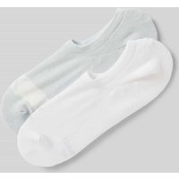 Calvin Klein Jeans Füßlinge mit elastischem Rippenbündchen im 2er-Pack in Hellblau, Größe 39-42 von Calvin Klein Jeans