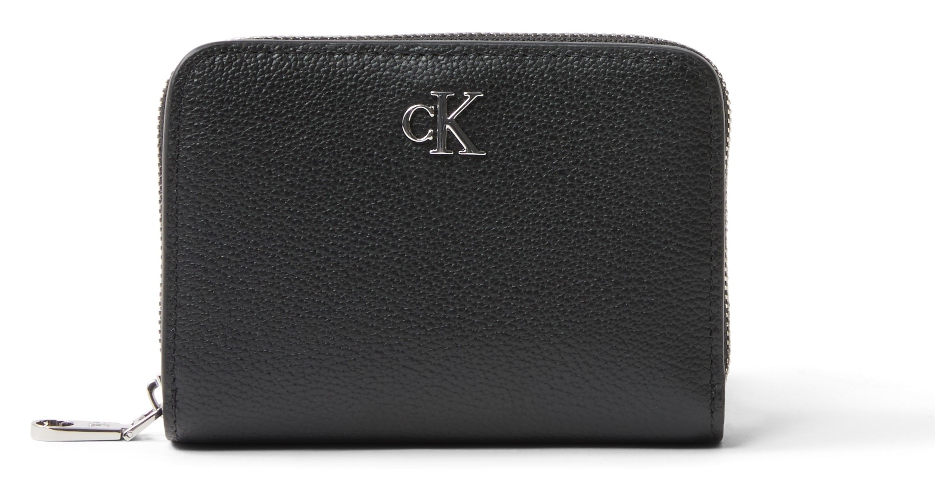 Calvin Klein Jeans Geldbörse "MNML MNGRM LTHR MD F" Damen Geldbeutel, Portemonnaie mit CK-Logoemblem von Calvin Klein Jeans