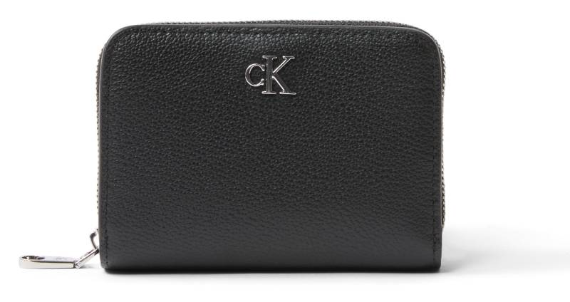 Calvin Klein Jeans Geldbörse "MNML MNGRM LTHR MD F" Damen Geldbeutel, Portemonnaie mit CK-Logoemblem Calvin Klein Jeans Geldbörse "MNML MNGRM LTHR MD F" Damen Geldbeutel, Portemonnaie mit CK-Logoemblem von Calvin Klein Jeans