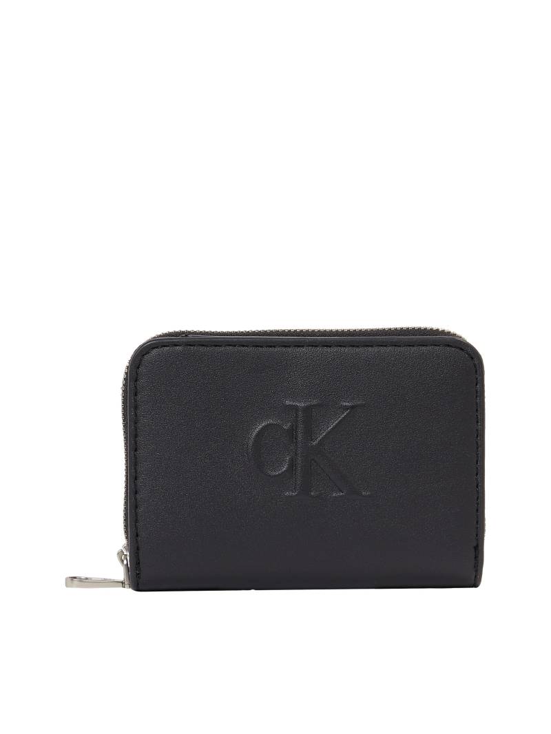 Calvin Klein Jeans Geldbörse "SCULPTED MED ZIP AROUND WALLET", Geldbeutel, Portemonnaie Damen mit CK Prägung von Calvin Klein Jeans