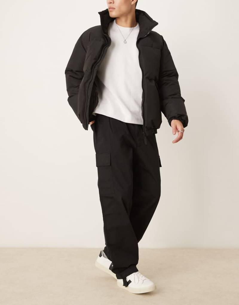 Calvin Klein Jeans - Gerade geschnittene Cargohose in Schwarz von Calvin Klein Jeans